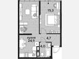 2-комнатная квартира, 48.90 м², 16/16 этаж фото 0