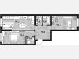 3-комнатная квартира, 66.40 м², 8/16 этаж фото 0