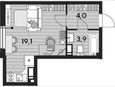 Студия, 26.90 м², 11/16 этаж фото 0