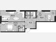 3-комнатная квартира, 68.10 м², 16/16 этаж фото 0