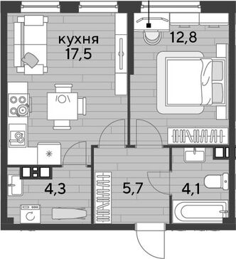2-комн. квартира фото 0
