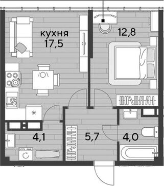 2-комн. квартира фото 0