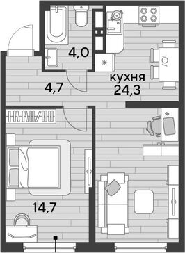 2-комн. квартира фото 0