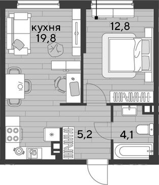 2-комн. квартира фото 0