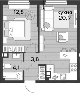 2-комн. квартира фото 0