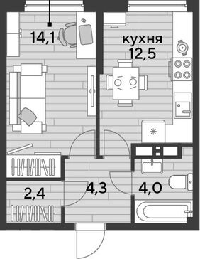 1-комн. квартира фото 0