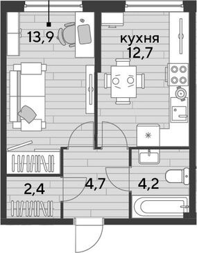 1-комн. квартира фото 0