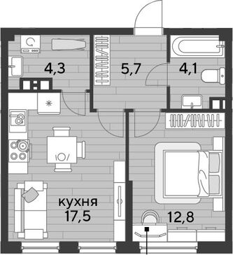 2-комн. квартира фото 0