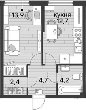 1-комн. квартира фото 0