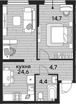 2-комн. квартира фото 0