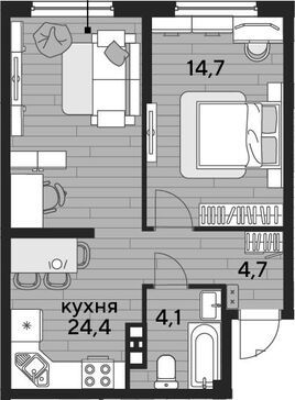 2-комн. квартира фото 0