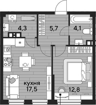 2-комн. квартира фото 0