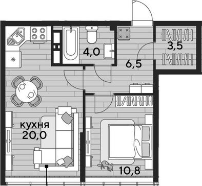 2-комн. квартира фото 0