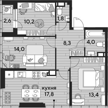 4-комн. квартира фото 0