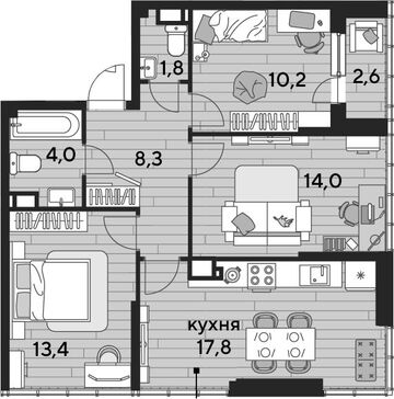 4-комн. квартира фото 0