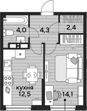 1-комн. квартира фото 0