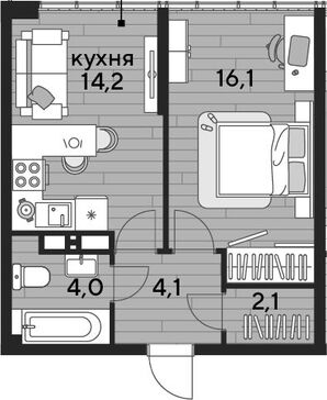1-комн. квартира фото 0