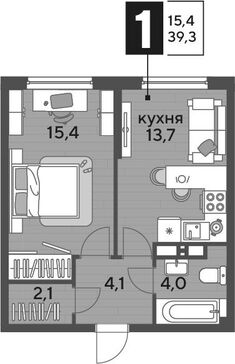 1-комн. квартира фото 0