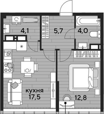 2-комн. квартира фото 0